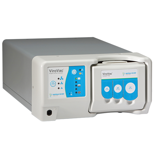 VIROVAC SES 220 V Buffalo: Hocheffiziente Rauchabsaugung für Laserbehandlungen wie zum Beispiel Tattooentfernung