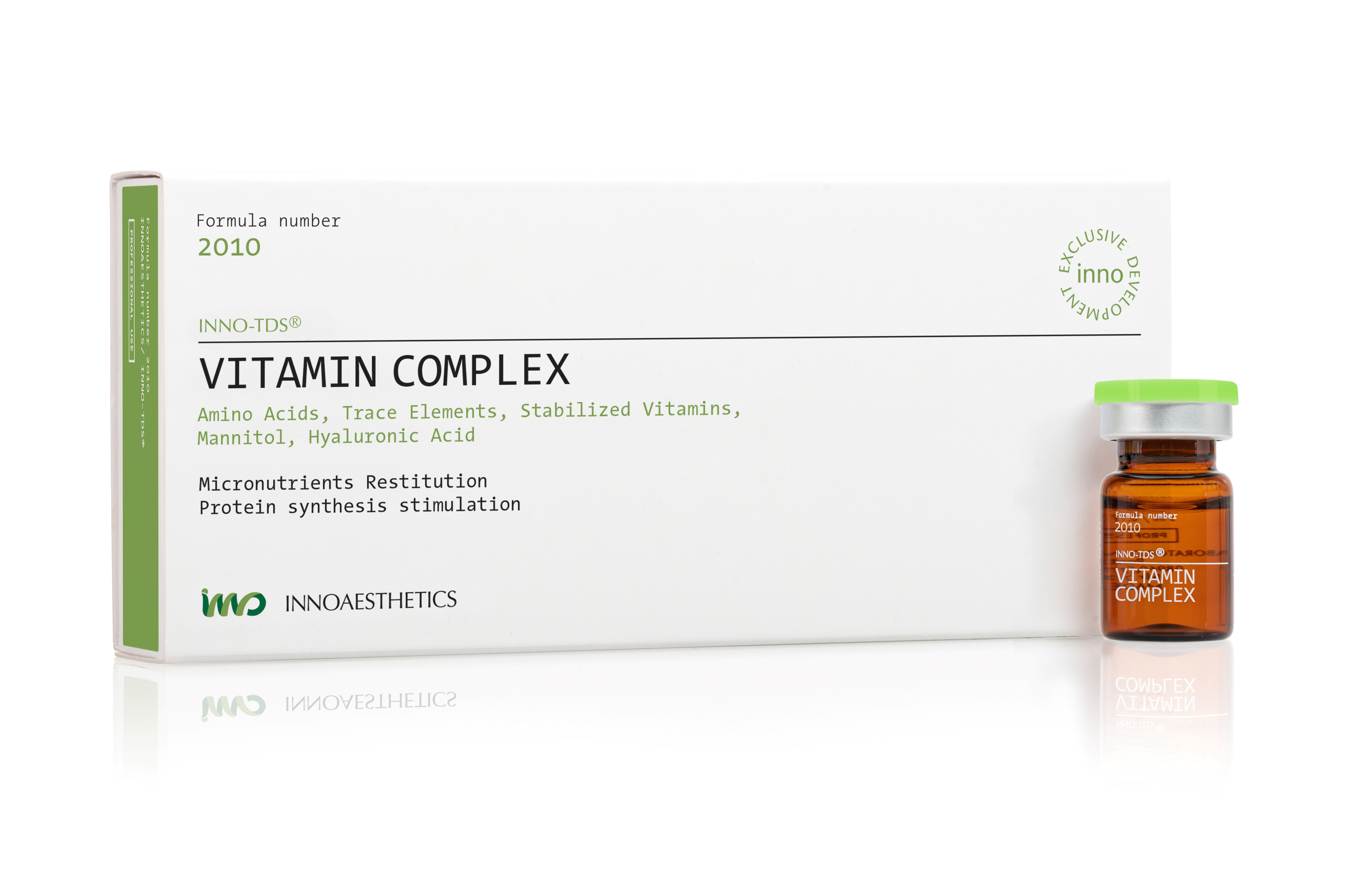 INNO TDS Vitamin Complex: Revolutionäre Mikronährstoff-Restitution für Haut und Haar -4 * 5ml