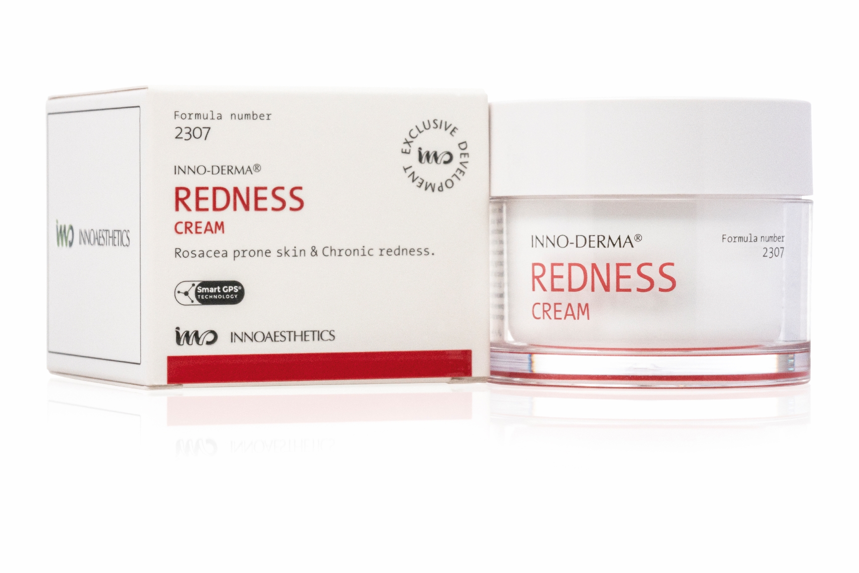 INNO Derma Redness Cream: Beruhigende Feuchtigkeitscreme für zu Rötungen neigende Haut  - 50 ml