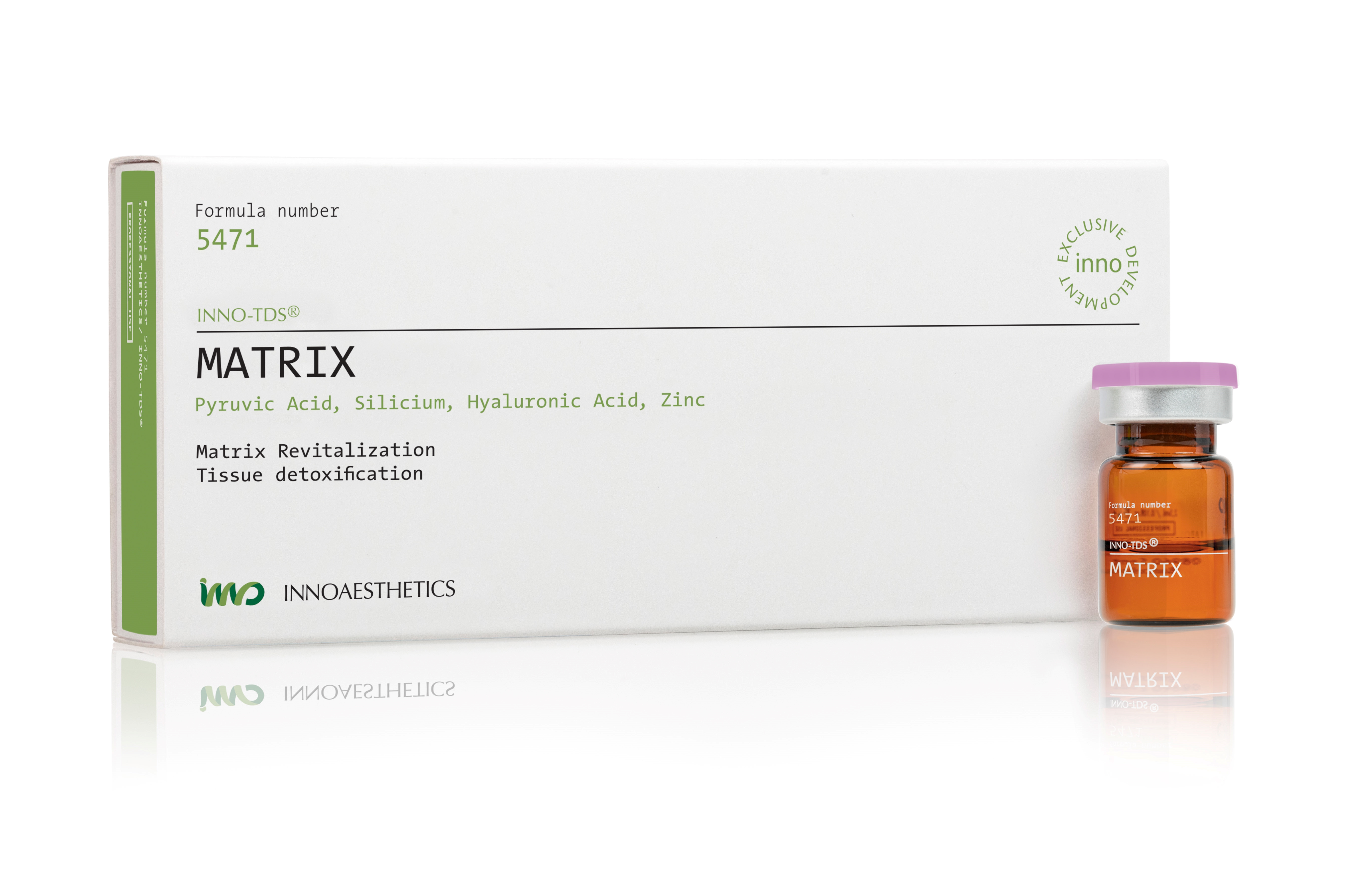 INNO TDS Matrix: Intensive dermale Revitalisierung für strahlende Haut 4 x 2,5 ml