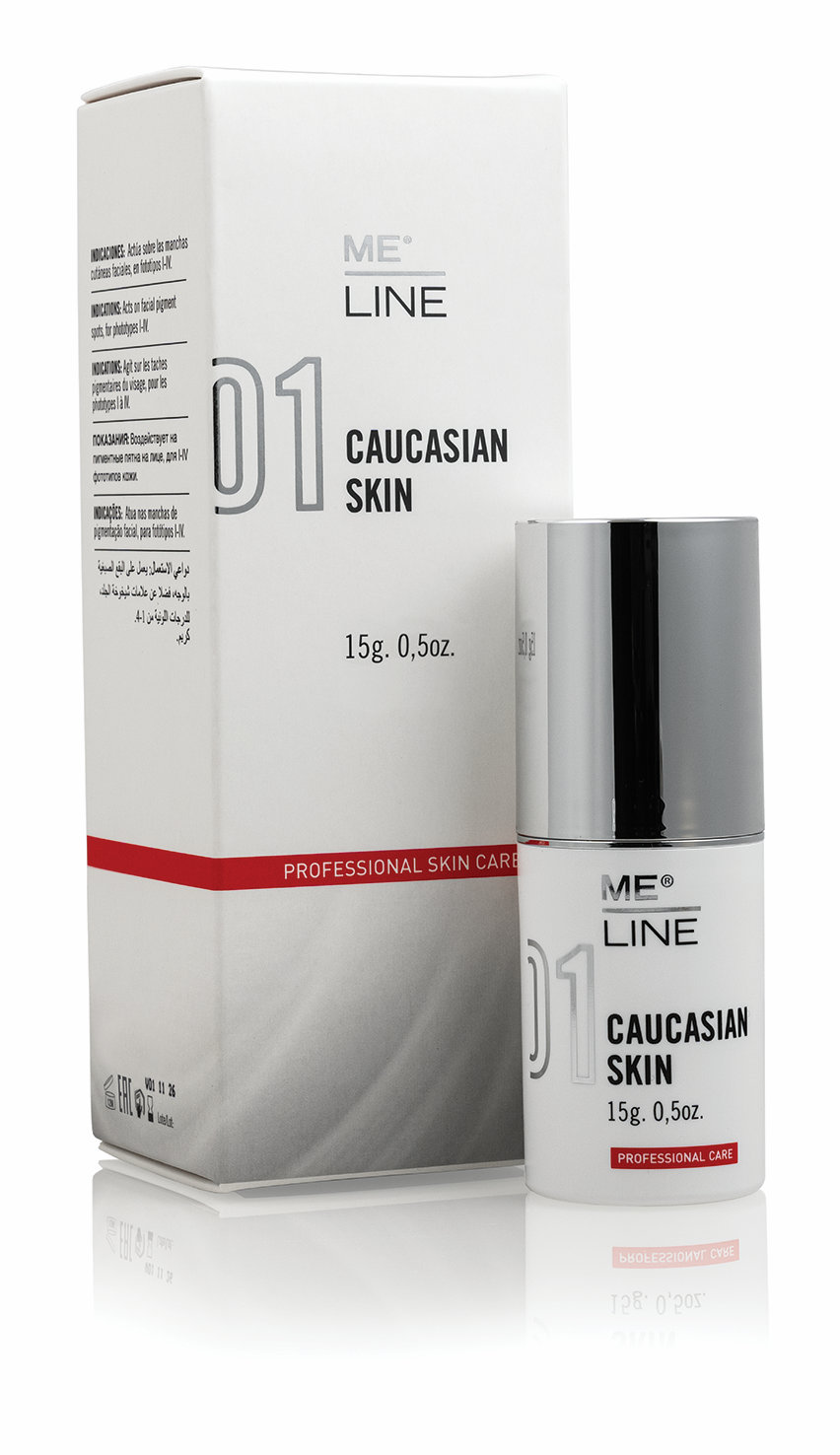 MELINE 01 Caucasian Skin: Professionelle Dermabrasionsmaske für einen strahlenden Teint, 15 g (Prof.)