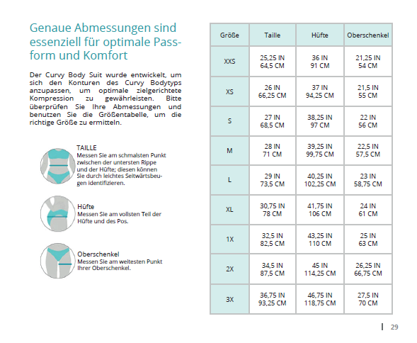 Marena Recovery FCBHRS Curves Kompressionsmieder