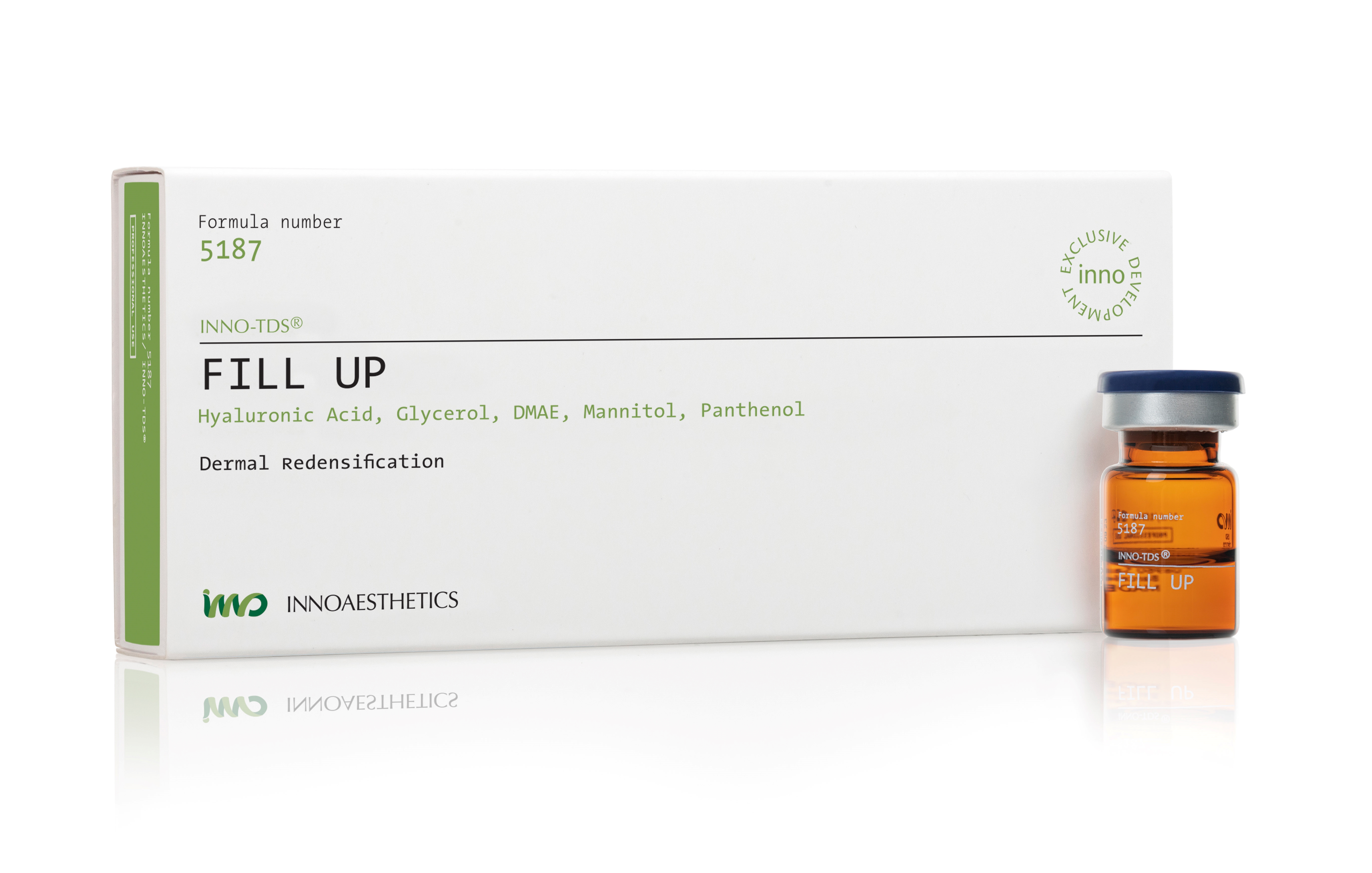 INNO TDS Fill-up: Effektive Hautauffüllung für mehr Dichte und Elastizität - 4 x 2,5 ml