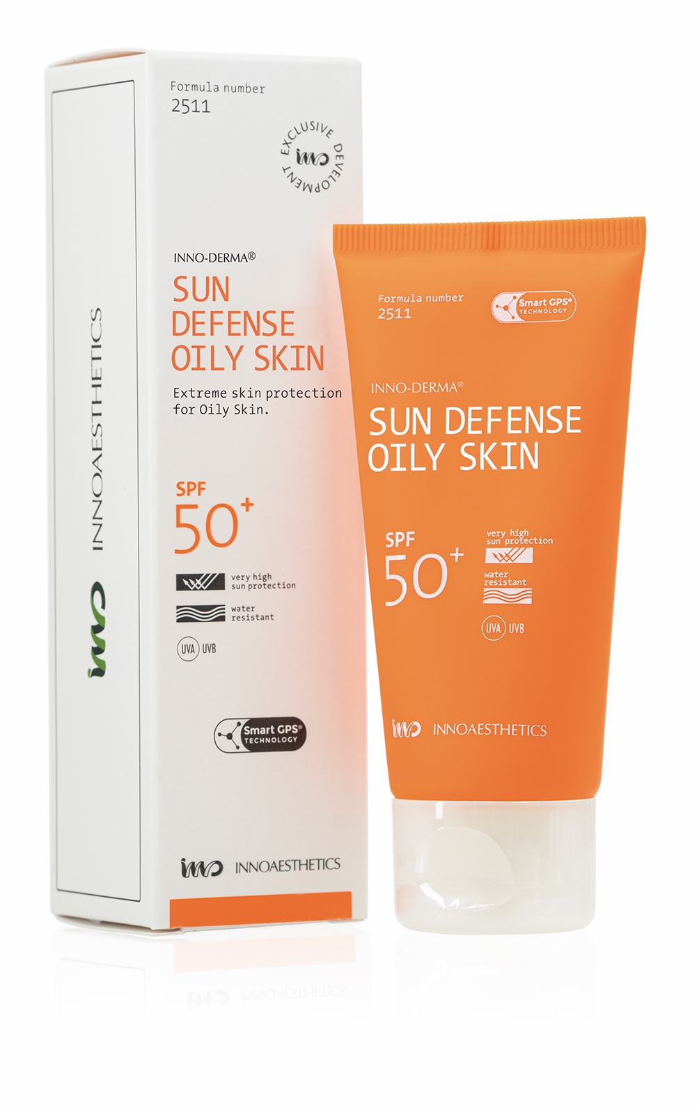INNO Derma SUN DEFENSE UVP 50+ Oily Skin: Ultimativer Sonnenschutz für fettige und Akne-anfällige Haut- 60 g