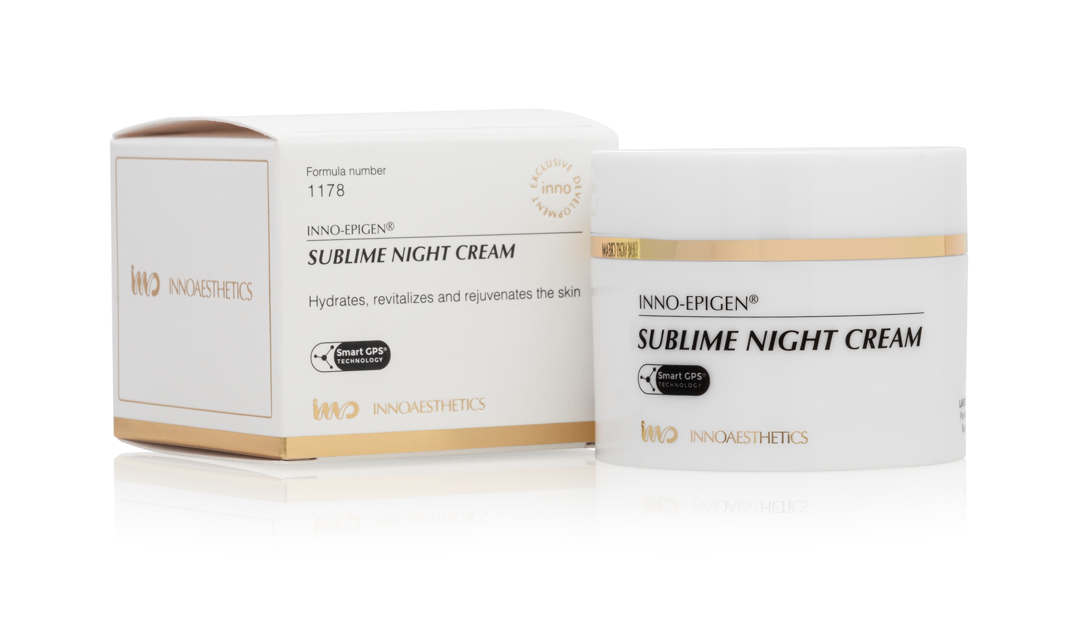 INNO EPIGEN Subline Night Cream: Revitalisierende Nachtcreme für Anti-Aging und Feuchtigkeit- 50ml